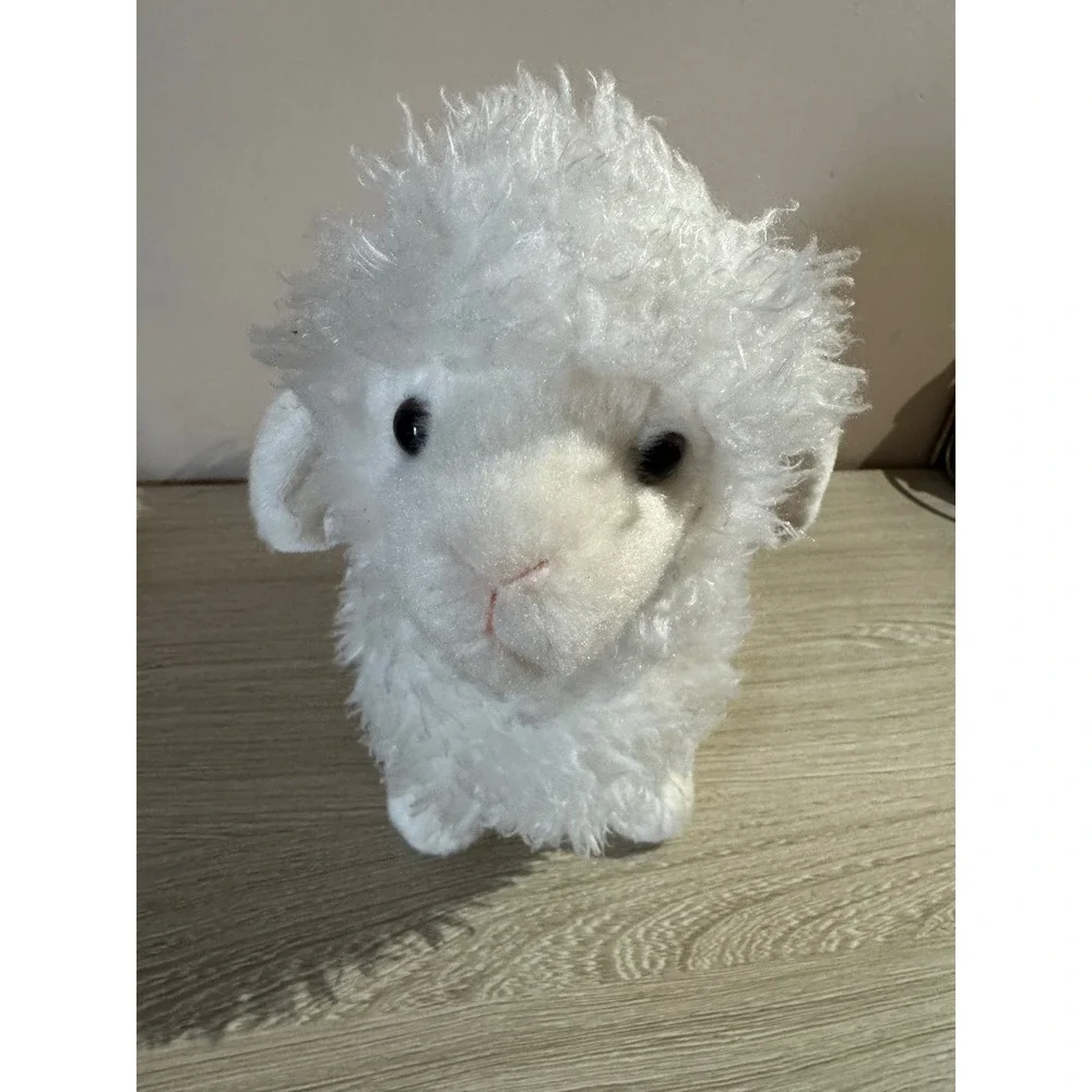 Douglas The Cuddle Toy White Lamb Sheep Plush Stuffed Animal 10 Inch Sherpa Soft